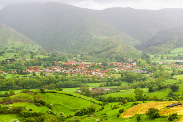 istock Fields, towns, villages, and rivers of the Pyrenees 2190405539