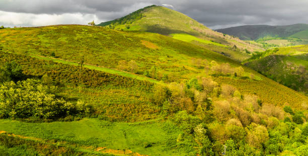 istock Fields, towns, villages, and rivers of the Pyrenees 2190405563