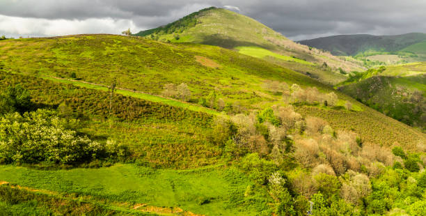istock Fields, towns, villages, and rivers of the Pyrenees 2190405567