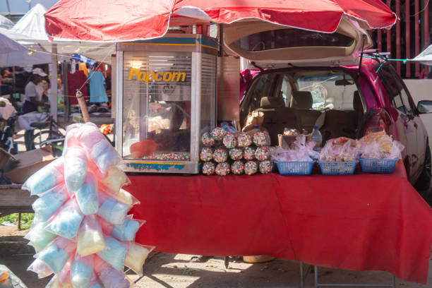 istock Berbice, Guyana - Local Markets - Popcorn Stall selling Popcorn 2190408198