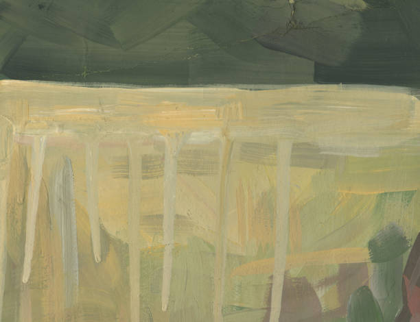 istock Expression of painting color and brushstroke.  Abstract illustration for background 2190408766