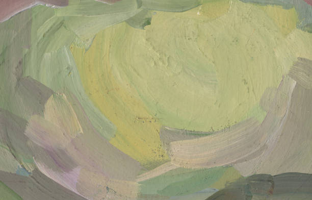 istock Expression of painting color and brushstroke.  Abstract illustration for background 2190408824
