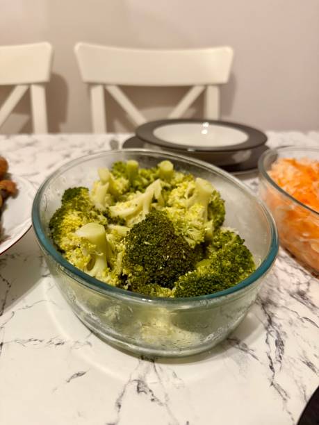 istock Broccoli Salad Appetizer with Garlic and Olive Oil 2190418597