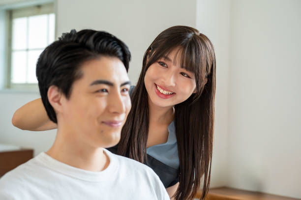 istock A man discussing his hairstyle 2190424942