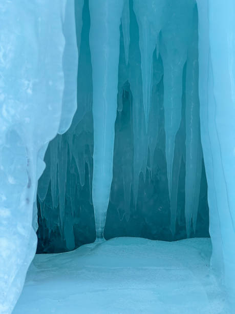 istock A large ice formation with a blue sky in the background 2190429891