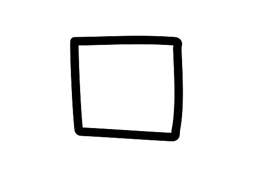 Simple Checkbox Image Simple Square Checkbox Design With Thick Outline Stock Illustration ...