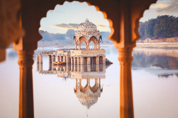 istock View of Gadisar lake, India 2190430900