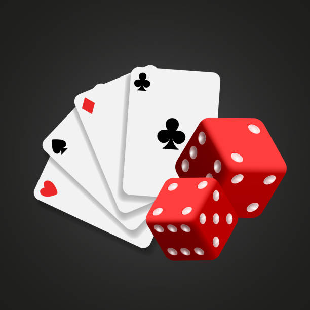 istock Casino illustration. Vector 3D elements on the theme of casinos and gambling. 2190433516