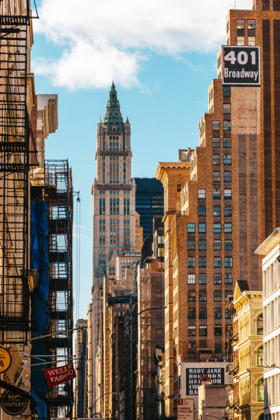 istock Urban Skyline View under a bright blue sky in New York City 2190433807