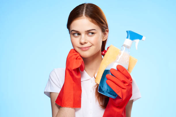 istock cleaning lady wearing rubber gloves detergents housework service professional 2190439082