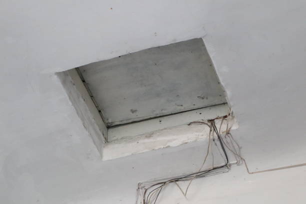istock Exposed Ceiling Access Point with Electrical Wires for Enhanced Accessibility and Aesthetics 2190440860