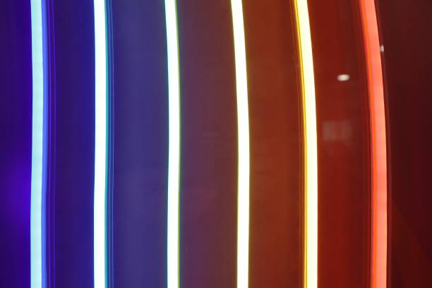 istock Vibrant Neon Stripes Brightly Illuminating Modern Artistic Expression Through Contemporary Art 2190443682