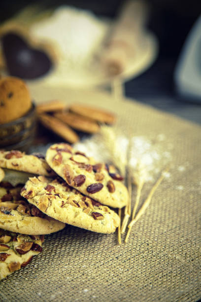 Christmas or Easter Paschal Celebration Delicious Crispy  and Sugary Baked Cookies