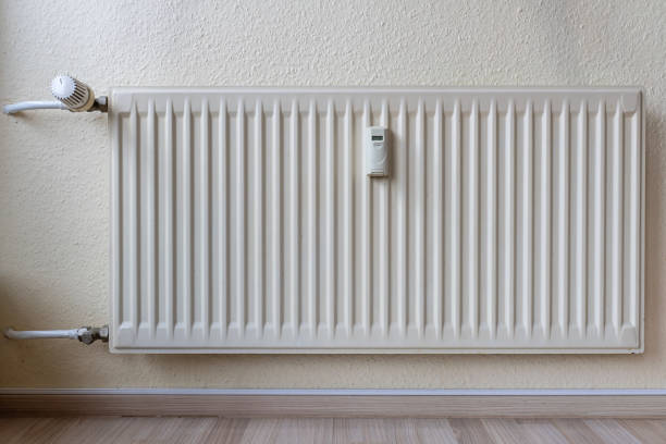 istock wall mounted radiator in private household 2190448376