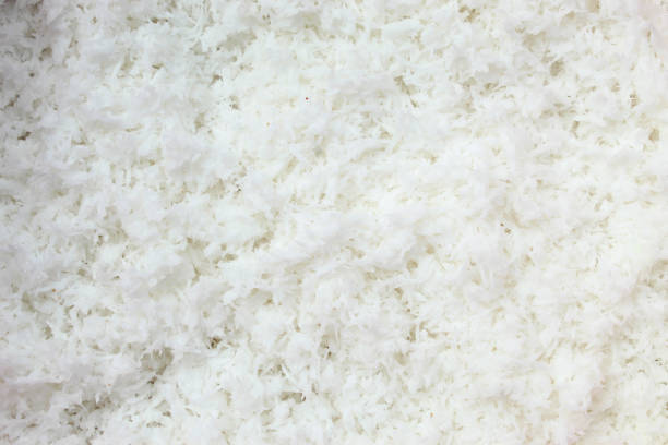 istock texture and white background of grated coconut filling the frame 2190448569