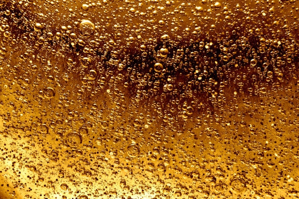 istock Gel with oxygen bubbles. Abstract transparent liquid background. Antibacterial gel, hyaluronic acid. macro close-up 2190448784