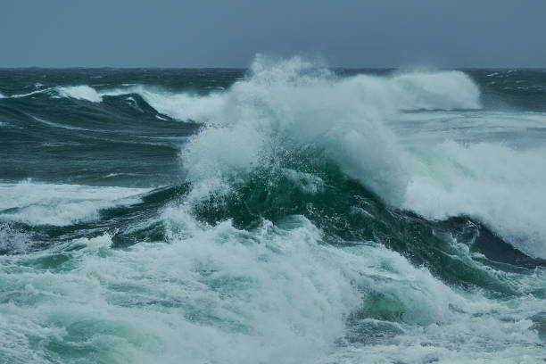 istock The huge wave of a stormy sea 2190448824