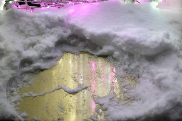 istock Christmas holidays, snow, pink color 2190449997