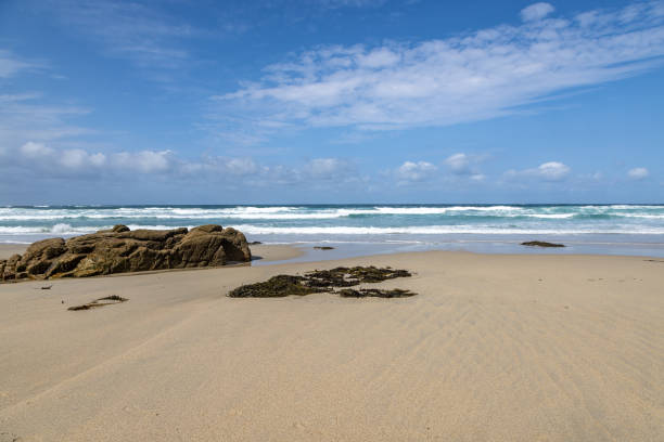 A sunny summer's day at Sennen Cove in Cornwall