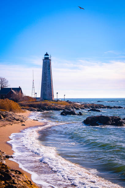 istock The New Haven Lighthouse in Connecticut 2190458396
