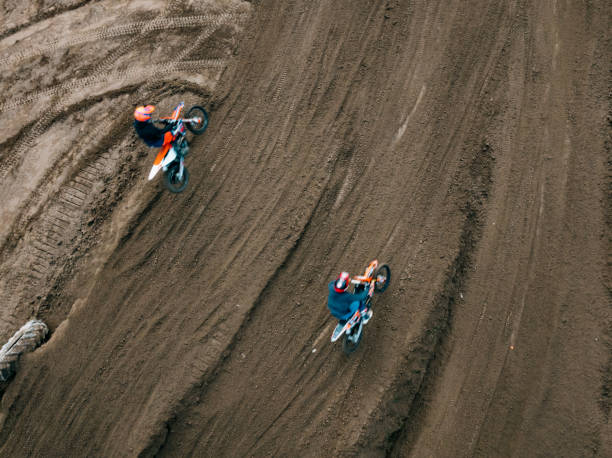 istock Motocross Track As Viewed From the Air 2190464358