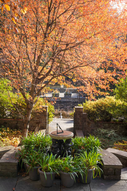 Winterthur, USA - November 2, 2024. Winterthur Garden in Autumn, Winterthur, Delaware, USA