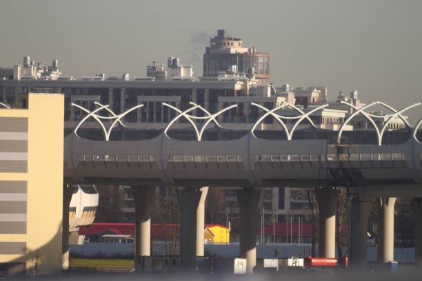 istock A bridge with a red and yellow building in the background 2190475015