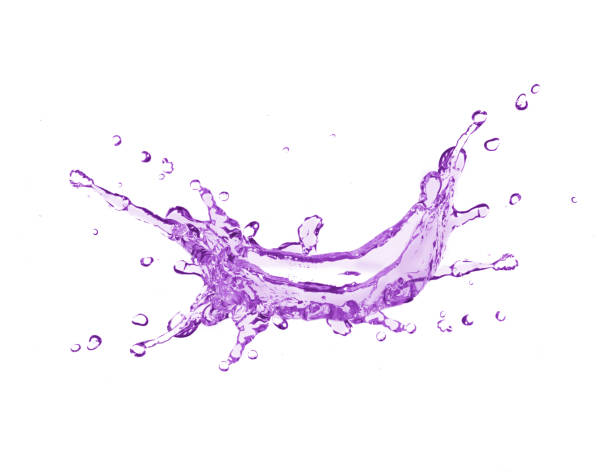 istock Purple juice, blueberry juice splashing 2190478726