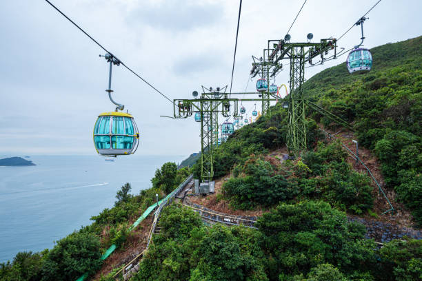 istock Cable car in Ocean Park, Hong Hong. 2190482714