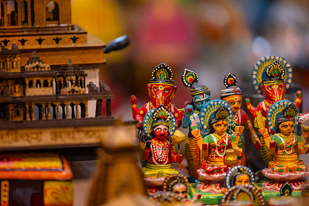 istock Handmade colorful wooden toy 2190483821