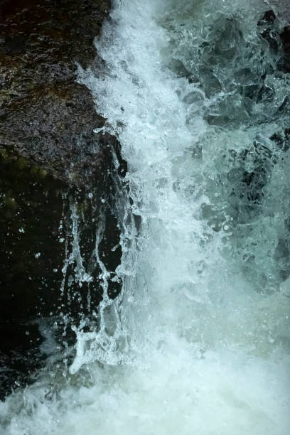istock Stop action in a waterfall on Andrews Brook, New Hampshire. 2190484218