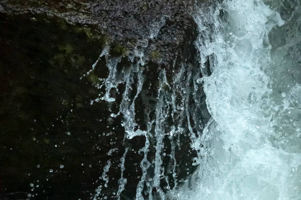 istock Stop action in a waterfall on Andrews Brook, New Hampshire. 2190484363