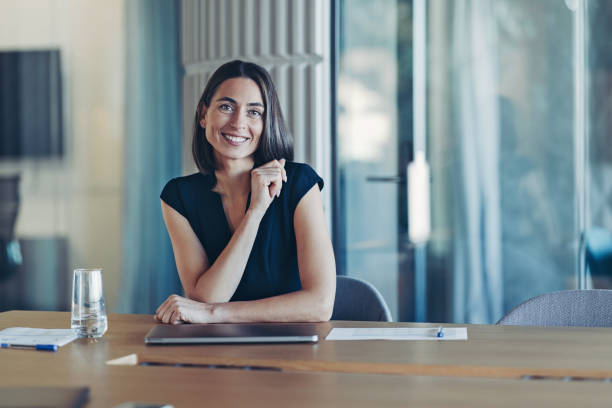 istock Confident businesswoman in a modern office 2190490415