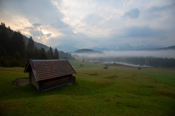 istock A field path leads to the beautifully situated Geroldsee. 2190494015