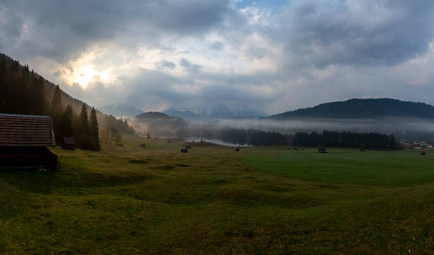 istock A field path leads to the beautifully situated Geroldsee. 2190494252