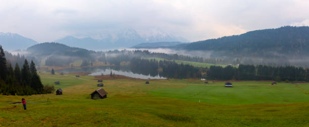 istock A field path leads to the beautifully situated Geroldsee. 2190495436