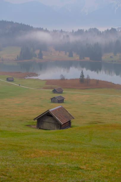istock A field path leads to the beautifully situated Geroldsee. 2190495594