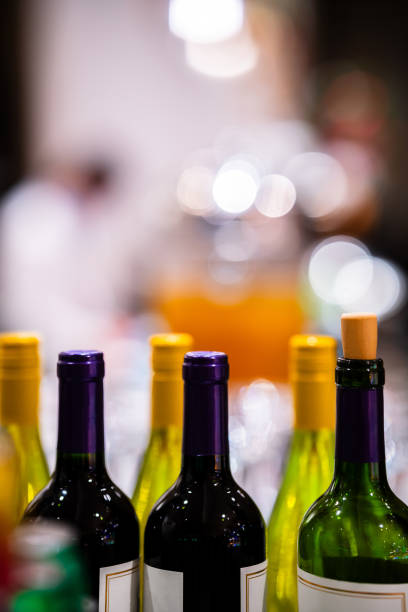 istock Wine bottles on the bar 2190500399