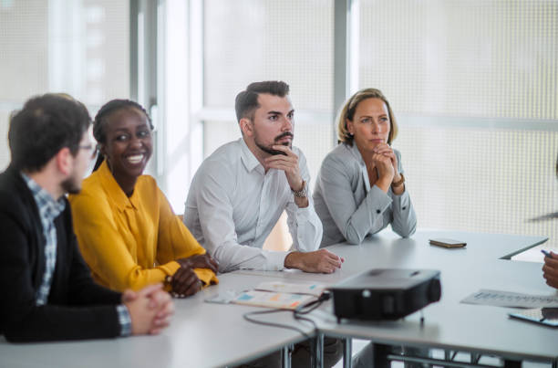 istock Engaged Diverse Professionals Discussing Strategies 2190510308