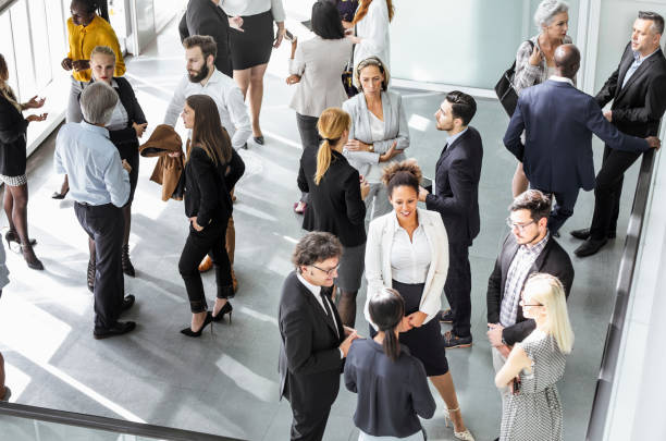istock Diverse Professionals Engaging at a Business Conference 2190510425