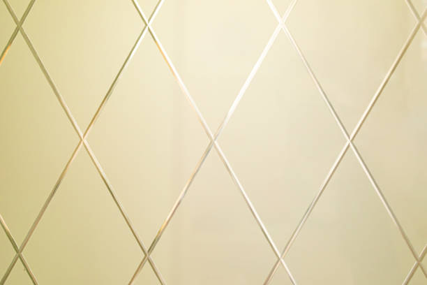 Square shaped concrete structure background wall