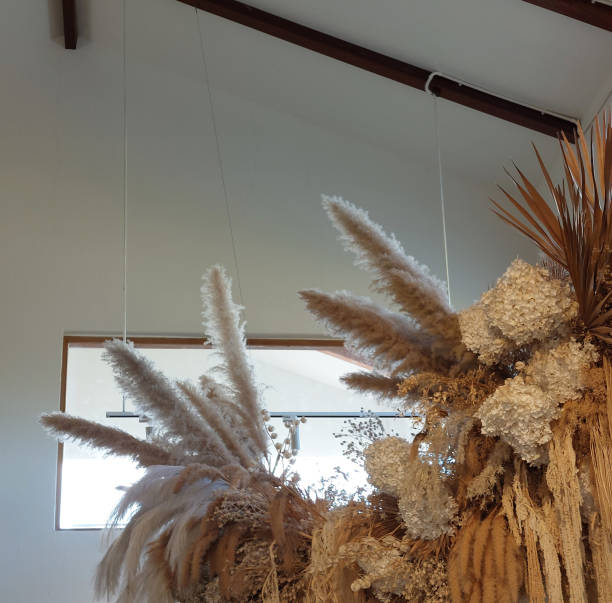 istock Dried flowers hanging as decorations from the ceiling 2190511650