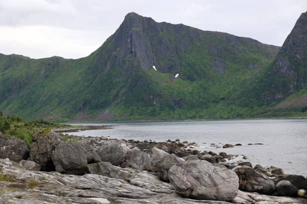 istock Mountain range in the fjord, Senja, Norway 2190515240