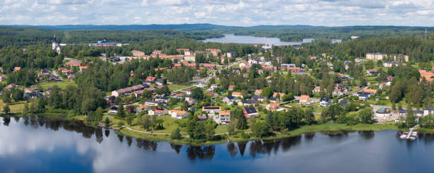 istock Panoramic view of Skinnskatteberg 2190515279