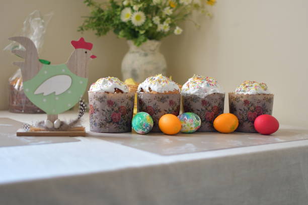istock Easter Desserts Featuring Beautiful Colorful Eggs and Adorable Chicken Decoration Ideas 2190515506