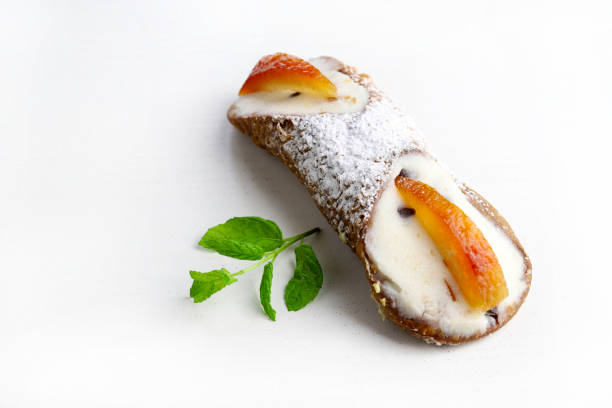 istock Sicilian cannoli dessert. 2190515679