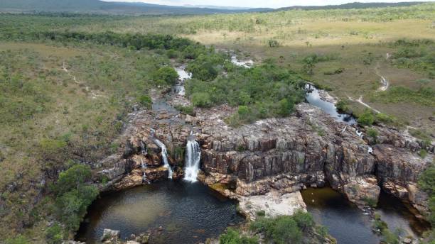 istock Cataratas dos Couros waterfalls in Chapada dos Veadeiros 2190520792