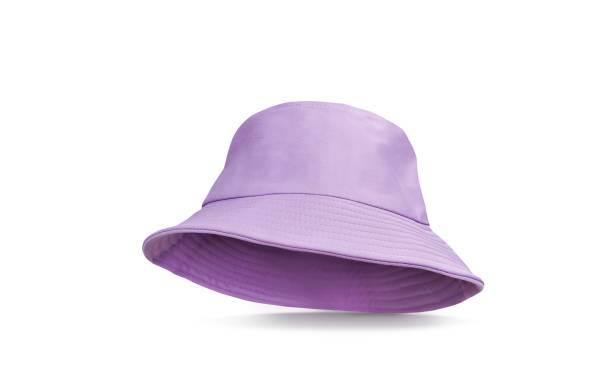 istock Purple bucket hat isolated on white background. 2190523150