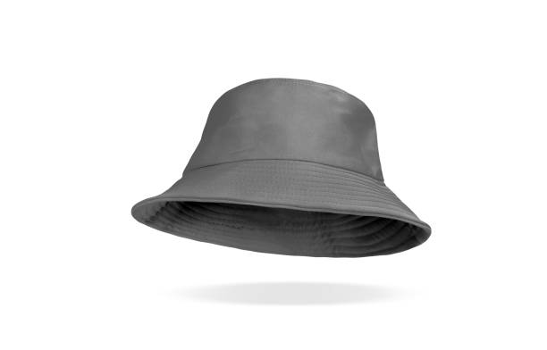 istock Black bucket hat isolated on white background. 2190523154