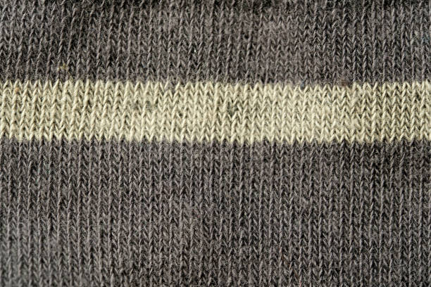 istock Elegant striped textured fabric in muted tones for style inspiration 2190531929